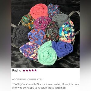 5⭐️ - 5 pairs for 1 price- OS Lularoe Leggings - Mystery Grab Bag
